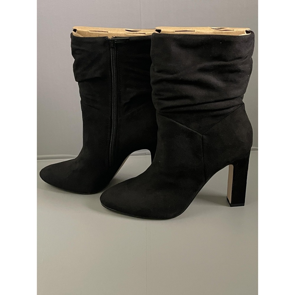 Jessica Simpson Boots Womens Size 7.5 Black JS-MIXTESA Ankle Booties Block Heel - Picture 3 of 12